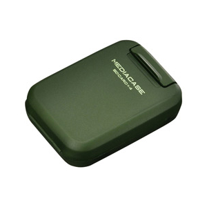ハクバ SD/MicroSDカード用ポータブルメディアケース S アーミーグリーン DMC-20SSDGR-イメージ1