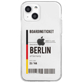 Dparks iPhone 13 mini用ソフトクリアケース City berlin DS21130I13MN
