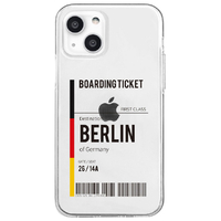 Dparks iPhone 13 mini用ソフトクリアケース City berlin DS21130I13MN