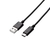 エレコム USB2．0ケーブル(認証品、A-C) 2．0m ブラック U2C-AC20NBK-イメージ1