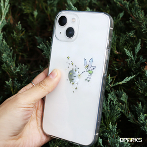 Dparks iPhone 14用ソフトクリアケース タイニーフェアリー DS24131I14-イメージ13