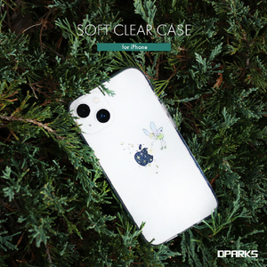 Dparks iPhone 14用ソフトクリアケース タイニーフェアリー DS24131I14-イメージ5