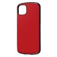 レイアウト iPhone 14 Plus用耐衝撃ケース ProCa レッド RT-P38AC3/R