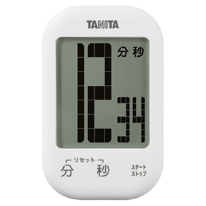 タニタ タッチキータイマー ココナッツホワイト TD-413-WH-イメージ1