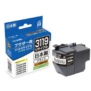 JIT ブラザー(brother) LC3119BK対応 ジットリサイクルインクカートリッジ ブラック JIT-B3119B JIT ブラザー(brother) LC3119BK対応 ジットリサイクルインクカートリッジ ブラック JIT-B3119B