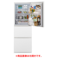 パナソニック NR-C33ES2L-W 【左開き】326L 3ドア冷蔵庫 マット