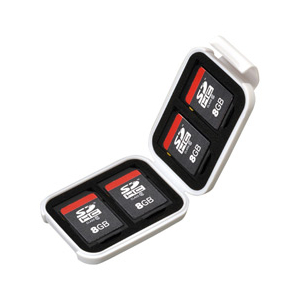 ハクバ SD/MicroSDカード用ポータブルメディアケース S ホワイト DMC-20SSDWT-イメージ2