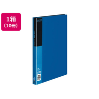 コクヨ クリヤーブック〈ベーシック〉固定式 A4 40ポケット 青 10冊 1箱(10冊) F836097-ﾗ-B40B