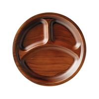 江部松商事 EBM/耐熱サークルビュッフェプレート チーク刷毛目 1201722 FC207LS-6224180