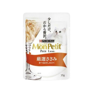 ネスレピュリナペットケア モンプチ プチリュクスパウチ 厳選ささみ かつおだし仕立て 35g FC476NP-イメージ1