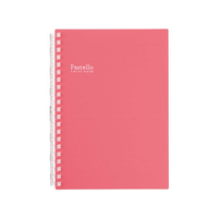 リヒトラブ Pastello ツイストノート B6 21穴 ルージュ FC09879-N1969-2