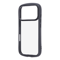 レイ・アウト iPhone 17 Pro用ハイブリッドタフケース Puffull +レンズガードリング / ブラック RT-P53CMD1/B