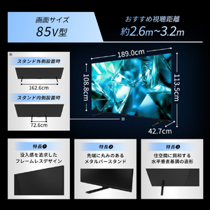 TVS REGZA 4K 液晶REGZA 85M550S-イメージ9