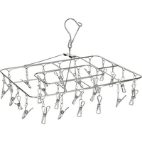 ヒロショウ ステンレス 角型ピンチハンガー 28ピンチ SHS-28 FC134LC-1073640