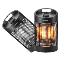 電気暖房機　ラウンドヒーター 600W　Chrester 楽天市場】足元暖房 ラウンドヒーター クレスター Chrester 屋外