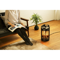 Chrester HEAT-Z-061B ラウンドヒーター ブラック|エディオン