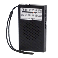 e angle ポケットラジオ ブラック ANGV-RAP10-A-BK