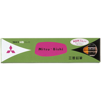 三菱鉛筆 消しゴム付鉛筆 HB 12本入 F873125-K9852HB