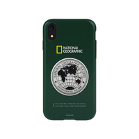 National Geographic iPhone XR用ケース Global Seal Metal-Deco Case グリーン NG14132I61