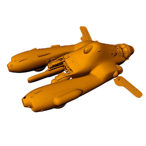 ハセガワ 1/20 反重力装甲戦闘機 Pkf．85 ファルケ “グリフォンエッグ(G EGG)” 64132PKF85ﾌｱﾙｹｸﾞﾘﾌｵﾝｴﾂｸﾞ-イメージ2