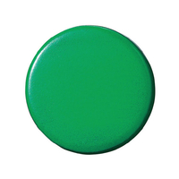 スマートバリュー 両面強力カラーマグネット コーティング 30mm 緑 10個 FC28746-B271J-G