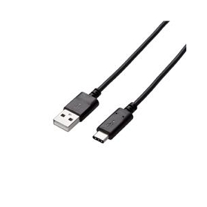 エレコム USB2．0ケーブル(認証品、A-C) 3．0m ブラック U2C-AC30NBK-イメージ1