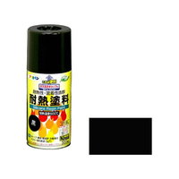 アサヒペン 耐熱塗料スプレー 300ml 黒 FC141NV