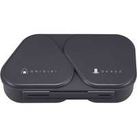 ＯＳＫ（オーエスケー） おにぎりランチケース 大きめ ブラック FCE116J-LS-16