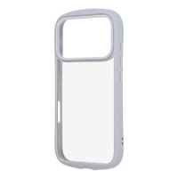 レイ・アウト iPhone 17 Pro用ハイブリッドタフケース Puffull +レンズガードリング / グレー RT-P53CMD1/GR