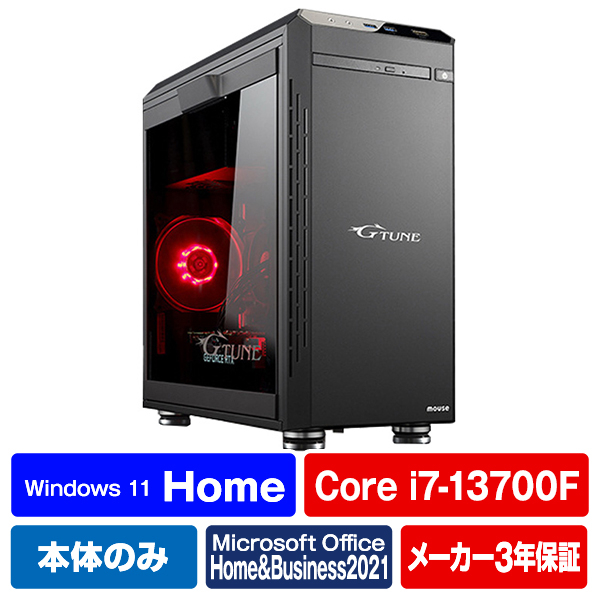 mouse デスクトップパソコン e angle select G-Tune ブラック EGPDGI7G406TS10LHB Home GeForce RTX Ti Core i7 13700F プロセッサー SSD Fi 6E Office and Business cores
