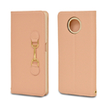 ラスタバナナ Redmi Note 9T 5G用ビット付き手帳 VIVIANA サフィアーノ ピンク 6097REDN9TBO