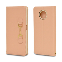 ラスタバナナ Redmi Note 9T 5G用ビット付き手帳 VIVIANA サフィアーノ ピンク 6097REDN9TBO