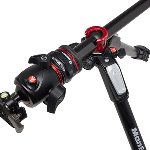 Manfrotto 055プロカーボン4段三脚+XPRO自由雲台+MOVEキット MK055CXPRO4BHQR-イメージ3