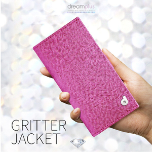 dreamplus iPhone XS/X用ケース glitter JACKET ピンク DP10133I8-イメージ2
