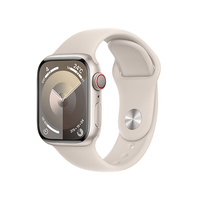 Apple Apple Watch Series 9(GPS + Cellularモデル)- 41mm スターライトアルミニウムケースとスターライトスポーツバンド - M/L MRHP3J/A