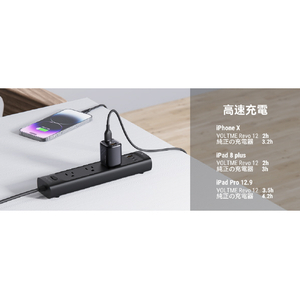 VOLTME USB AC充電器 Revo 12 Duo 2．4A USB-A×2ポート 折りたたみ式プラグ ブラック V2077-イメージ10