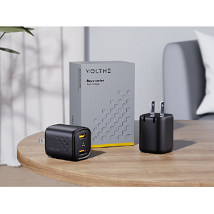 VOLTME USB AC充電器 Revo 12 Duo 2．4A USB-A×2ポート 折りたたみ式プラグ ブラック V2077-イメージ14
