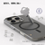 araree iPhone 16用Plus AERO FRAME MagSafe対応ケース クリアブラック AR27134I16PL-イメージ5