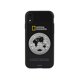 National Geographic iPhone XR用ケース Global Seal Metal-Deco Case ブラック NG14134I61-イメージ1