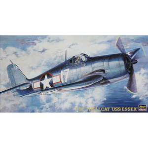 ハセガワ 1/48 F6F-3 ヘルキャット “USS エセックス” H JT34 F6F3 ｴｾﾂｸｽ ｶｲ-イメージ1