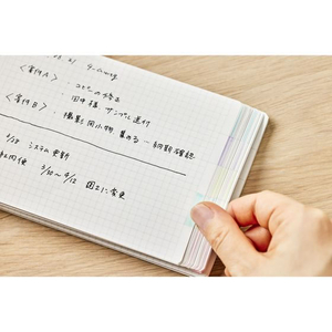 マルマン ウトカ リングノート 4mm方眼罫 ポケットサイズ 90枚 ネイビー FC768PK-N461-72-イメージ6
