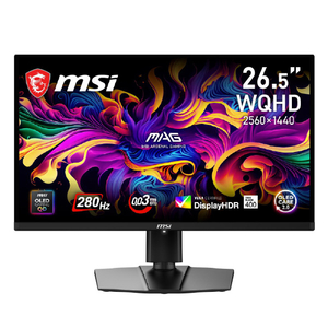MSI 26．5インチ OLEDゲーミングモニター MAG 271QP QD-OLED X28 ブラック MAG-271QP-QD-OLED-X28-イメージ1