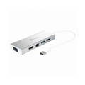 j5 create USB 3．0デュアルモニター 5in1ミニドック シルバー JUD380