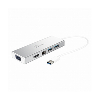 j5 create USB 3．0デュアルモニター 5in1ミニドック シルバー JUD380