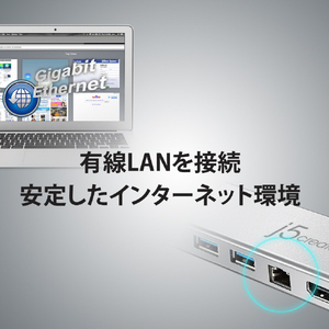 j5 create USB 3．0デュアルモニター 5in1ミニドック シルバー JUD380-イメージ6
