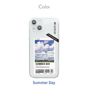 Dparks iPhone 14用ソフトクリアケース Summer Day DS24134I14-イメージ15