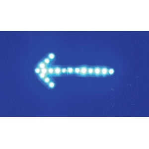 ミズケイ LEDマグネット付シート矢印板 青LED FC711XL-5242319-イメージ1