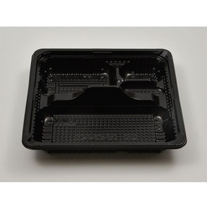 シーピー化成 CZ-220 BS黒 本体(N) 弁当容器 50枚 FCG331V-00297232-イメージ2