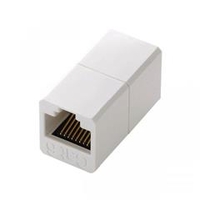 エレコム 延長コネクタ ホワイト LD-RJ45JJ6Y2
