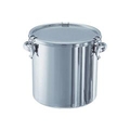 日東金属工業 ステンレスタンク　ストレートクリップ式密閉タンク（フタ付）　25L CTH-33